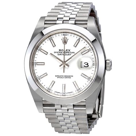 rolex datejust jubiblee white face|rolex datejust 126300.